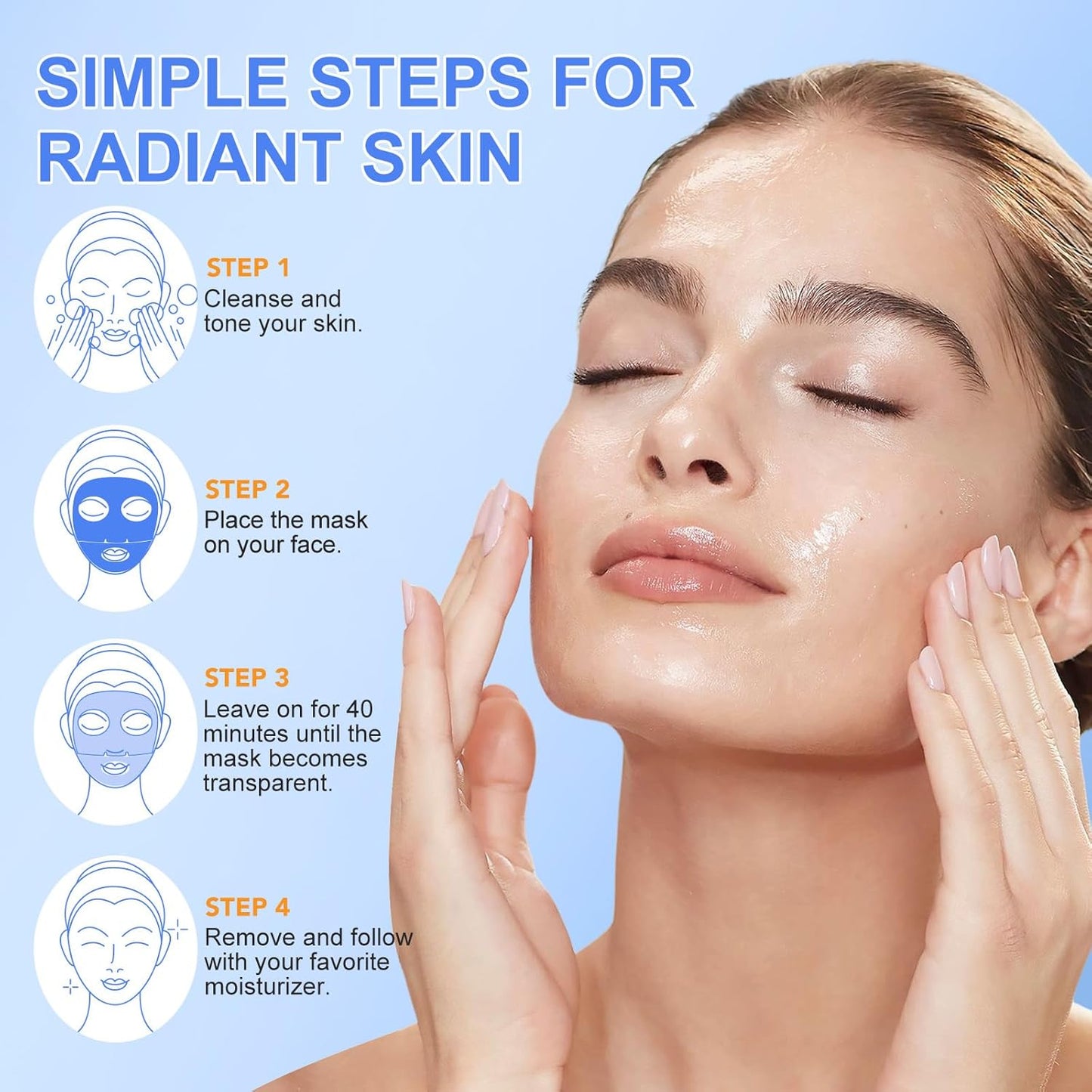 Bio Collagen Face Mask- Moisturise, Firm & Enhance Skin Vitality (34G X 6Ea)