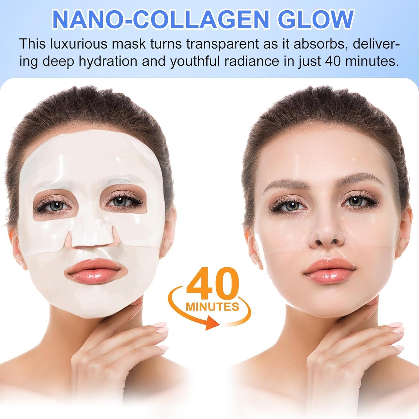 Bio Collagen Face Mask- Moisturise, Firm & Enhance Skin Vitality (34G X 6Ea)