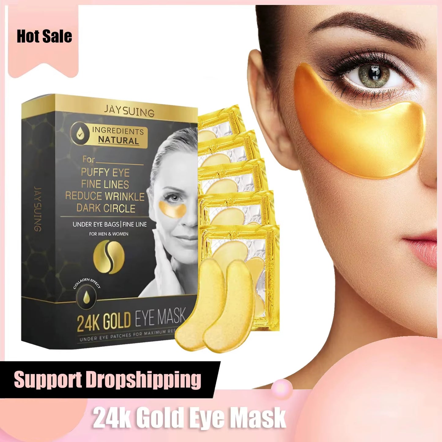 24K Gold Collagen Eye Mask